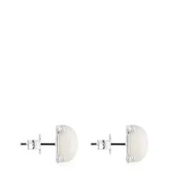 Pendientes de plata y nácar Color Pills