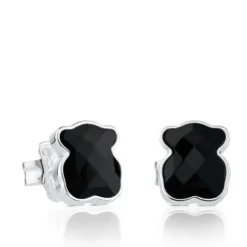 Pendientes de plata y ónix facetado TOUS Color