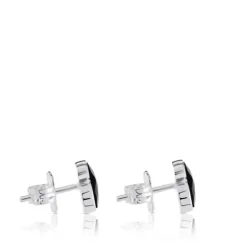Pendientes de plata y ónix facetado TOUS Color
