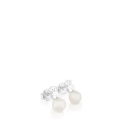 Pendientes de plata y perlas cultivadas Puppies