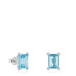 Pendientes de plata y topacio Color Pills