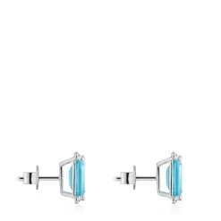Pendientes de plata y topacio Color Pills