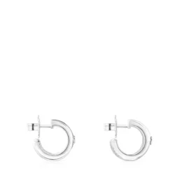 Pendientes doble aro de plata TOUS Fellow