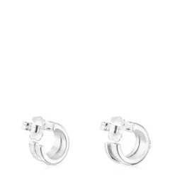 Pendientes doble aro de plata TOUS Fellow