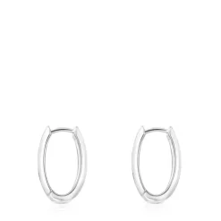 Pendientes oval de plata TOUS Basics