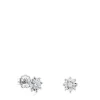 Pendientes pequeños de oro blanco y diamantes 0,30 ct Les Classiques