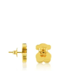 Pendientes pequeños de oro motivo oso Sweet Dolls