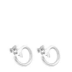 Pendientes pequeños de plata Hold