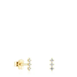 Pendientes tira de oro y diamantes Les Classiques