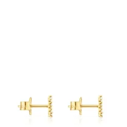 Pendientes tira de oro y diamantes Les Classiques