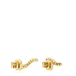 Pendientes tira de oro y diamantes 0,09 ct Les Classiques
