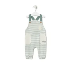 Peto de bebé de tirantes Classic verde