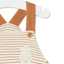 Peto de bebé de tirantes Classic naranja