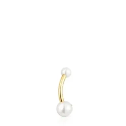 Piercing de ombligo TOUS Pearl de oro y perlas