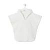 Poncho de rizo Rus MS Blanco
