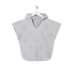 Poncho de rizo Rus MS Gris