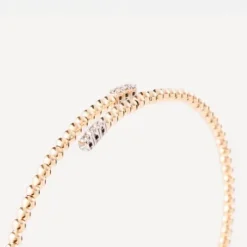 Pulsera abierta de oro con diamantes TOUS ATELIER