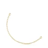 Pulsera cadena con baño de oro 18 kt sobre plata Hold Oval