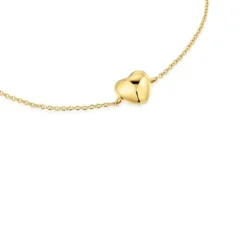 Pulsera cadena corazón de oro My Other Half