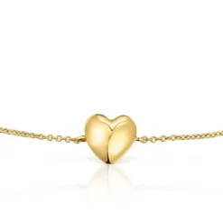 Pulsera cadena corazón de oro My Other Half