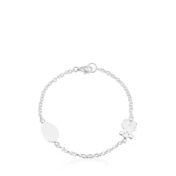 Pulsera cadena de plata con motivo TOUS Bear