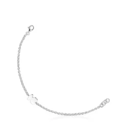 Pulsera cadena de plata y motivo oso Sweet Dolls