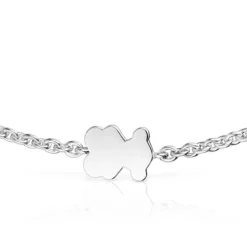Pulsera cadena de plata y motivo oso Sweet Dolls