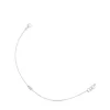 Pulsera cadena oso de oro blanco con diamantes TOUS Grain