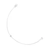 Pulsera cruz de oro blanco y diamantes Les Classiques