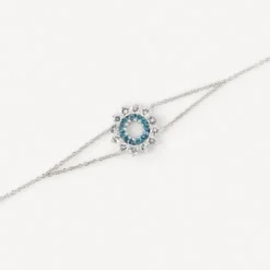Pulsera de oro blanco con topacios TOUS ATELIER