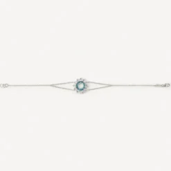 Pulsera de oro blanco con topacios TOUS ATELIER