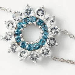 Pulsera de oro blanco con topacios TOUS ATELIER
