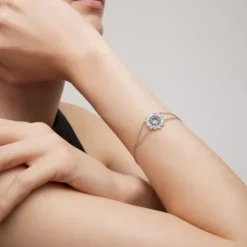 Pulsera de oro blanco con topacios TOUS ATELIER