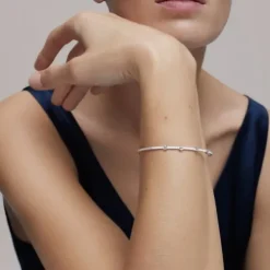 Pulsera de oro blanco con diamantes TOUS ATELIER