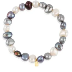 Pulsera de oro y perlas cultivadas barrocas Sweet Dolls