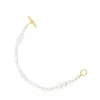 Pulsera de perlas cultivadas con baño de oro 18 kt sobre plata Lure