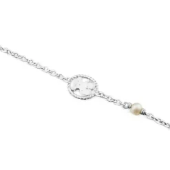 Pulsera de plata con perla cultivada Camee
