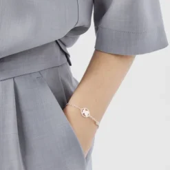 Pulsera de plata con perla cultivada Camee