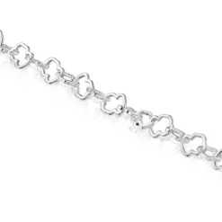 Pulsera de plata motivo 0,8cm. Carrusel
