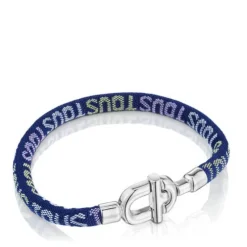 Pulsera de plata y cordón TOUS MANIFESTO