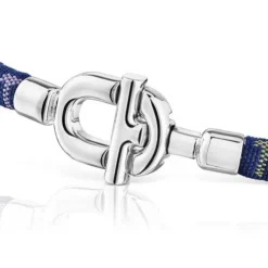 Pulsera de plata y cordón TOUS MANIFESTO