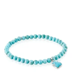 Pulsera de plata y magnesitas TOUS Icon Color