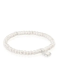 Pulsera de plata y perlas TOUS Icon Color