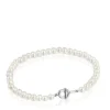 Pulsera de plata y perlas cultivadas TOUS MANIFESTO