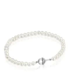 Pulsera de plata y perlas cultivadas TOUS MANIFESTO