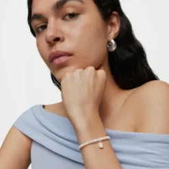 Pulsera de plata y perlas TOUS Icon Color