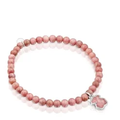 Pulsera de plata y rodonita TOUS Icon Color