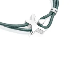 Pulsera elástica azul con estrella de plata Sweet Dolls