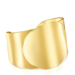 Pulsera esclava con baño de oro 18 kt sobre plata Eugenia X TOUS
