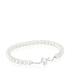 Pulsera esclava con perlas cultivadas I-Bear